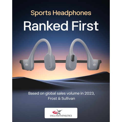 Shokz OpenSwim Pro Bone Conduction Waterproof Open-Ear Bluetooth Headphones - Grey