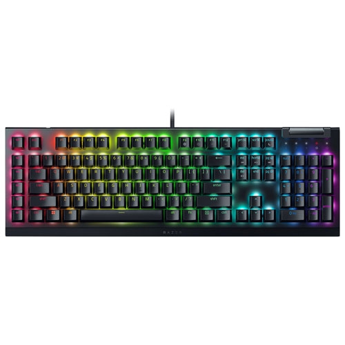 Open Box - Razer BlackWidow V4 X Mechanical Gaming Keyboard with Chroma RGB - Black