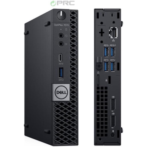 Refurbished - Dell OptiPlex 7060 Tiny Desktop PC | Intel Core i7-8700 | 16GB RAM | 256GB SSD | WiFi | Win 11 Pro | Ideal for Professionals, Students