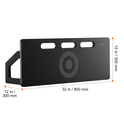 VEVOR 32"X12" Soccer Rebounder Board, Portable Soccer Wall with 2 Angles Rebound, Foldable HDPE Kickback Rebound Board, Soccer Training Equipment for