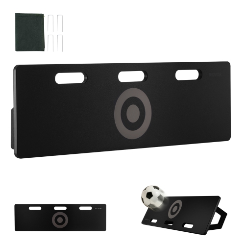 VEVOR 40"X12" Soccer Rebounder Board, Portable Soccer Wall with 2 Angles Rebound, Foldable HDPE Kickback Rebound Board, Soccer Training Equipment for