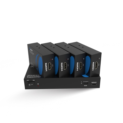 OREI 1080p 1x4 HDMI™ Extender Splitter - 230ft (cat6) HD14-EX132-K