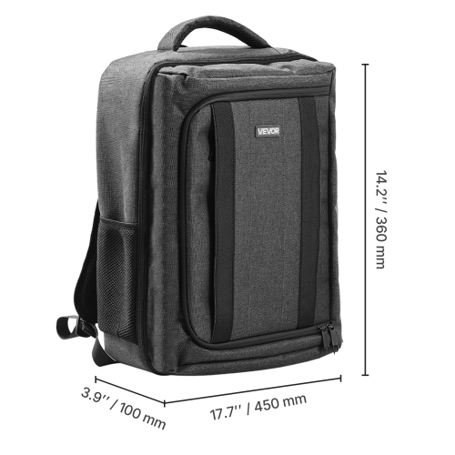 VEVOR PS5 Backpack, Dual Shoulder Travel Bag for Playstation 5 & PS5 Slim Waterproof Nylon, Soft Interior Lining & Padded Dividers for Extra