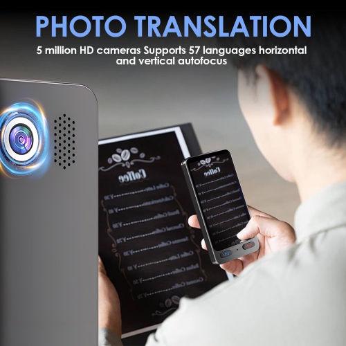 Traducteur de langage intelligent portatif, prend en charge la traduction en ligne dans 142 langues