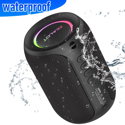 Portable Bluetooth Speaker, Outdoor Waterproof Wireless Mini Speaker Suitable for Car, Home, Travel