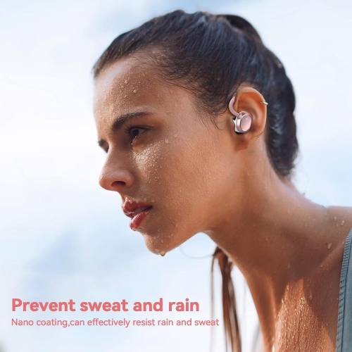 Wireless Bluetooth Headset, Waterproof Sports Bluetooth Headset for Small Ears with LED Display Compatible with Android and Apple Phones