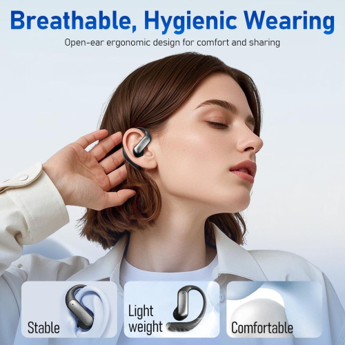 Wireless AI Smart Translation Headset, Ear-Hanging Sports Call Bluetooth Headset Suitable for Business, Fitness, Running