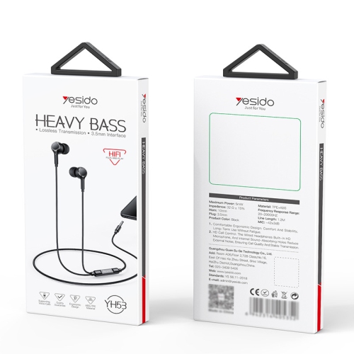 Wired earphone round hole, suitable for Huawei wired earphones, Android in-ear 3.5mm interface wired earphones, HD call