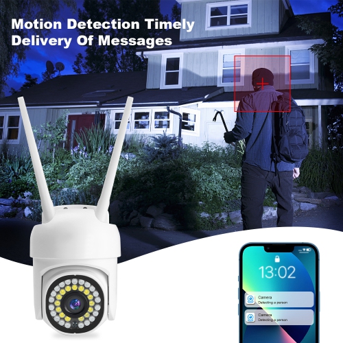 Surveillance camera, smart ball machine wireless WiFi remote mobile phone home monitor 360 HD night vision panoramic outdoor including 32G memory