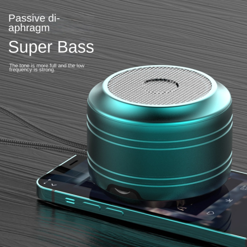 Bluetooth small speaker, portable speaker heavy bass small steel cannon noise reduction Bluetooth speaker, ipx2 waterproof outdoor wireless mini