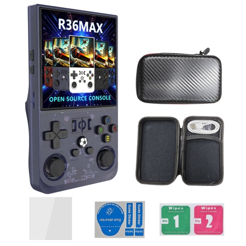 R36 Max Retro Handheld Game Console, 128G Video Game Console, Built-in 30000+ Games, 4000 mAh Rechargeable, Supports 30+ Emulators, Linux System, 4.0