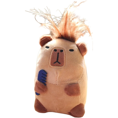 Role Playing Capybara Pendant Backpack Decoration Handbag Accessories Ugly Cute Doll Cute Plush Key Pendant Doll Capybara Backpack Pendant Buckle