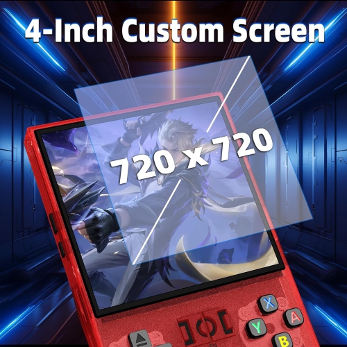 R36 Max Retro Handheld Game Console, 128G Video Game Console, Built-in 30000+ Games, 4000 mAh Rechargeable, Supports 30+ Emulators, Linux System, 4.0