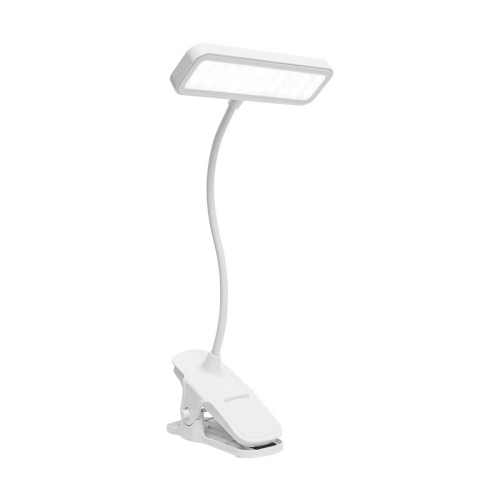 THE WAY  Clip-On Desk Lamp Bedside Reading Lamp Eye Protection Unlimited Brightness Three-Color Temperature Led Desk Lamp Rechargeable Night Light
