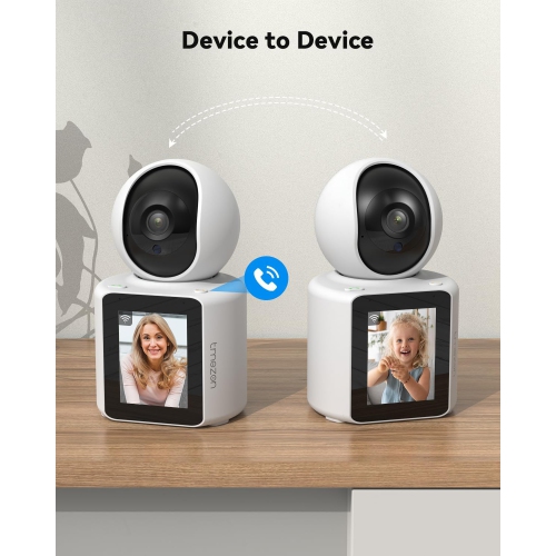 Smart monitoring supports two-way video calls, 1080P screen family baby monitoring voice call equipment, two-way wirelessVisual screen voice wake-up