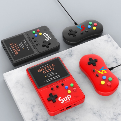 Handheld game console, 500 games power bank D31 2-in-1 mini handheld game console with TV children's toy double