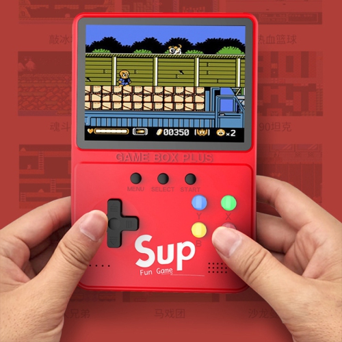 Handheld game console, 500 games power bank D31 2-in-1 mini handheld game console with TV children's toy double