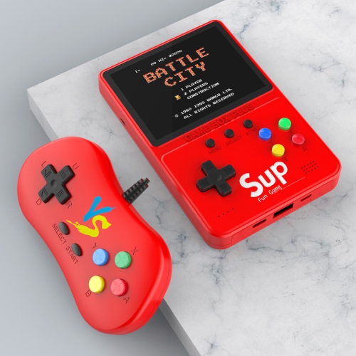 Handheld game console, 500 games power bank D31 2-in-1 mini handheld game console with TV children's toy double