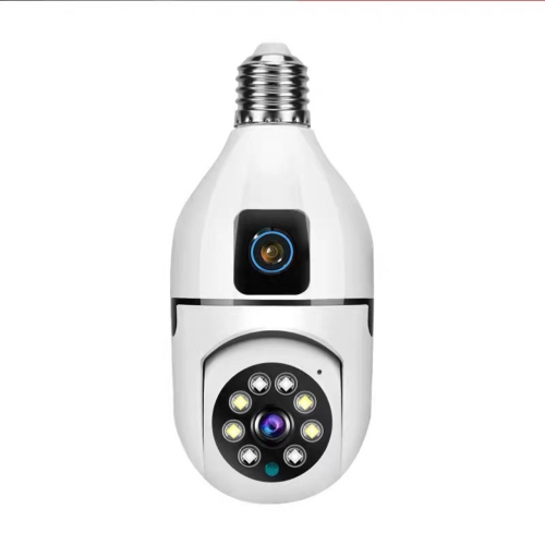 Home network camera, lamp head type monitor, no need for network, mobile phone, remote wireless, high-definition night vision dual lens