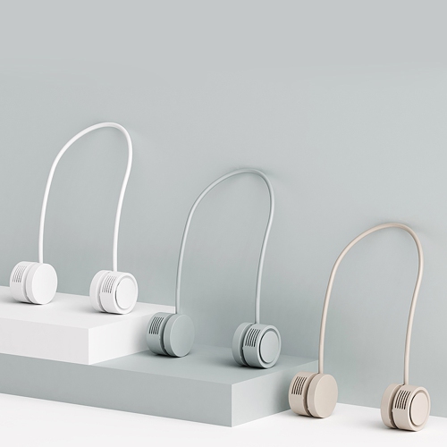 New high-value simple cooling artifact, lazy neck hanging outdoor portable small fan, neck cooler fan