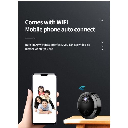 HDQ15 camera, home wireless wifi camera, high-definition night vision security monitoring remote network camera dv, personal travel cycling record
