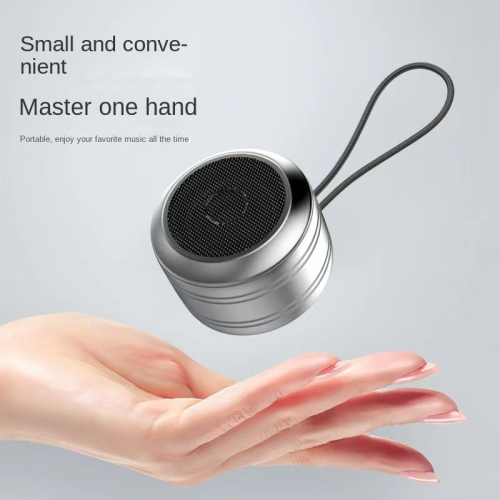 Bluetooth small speaker, portable speaker heavy bass small steel cannon noise reduction Bluetooth speaker, waterproof outdoor wireless mini Bluetooth