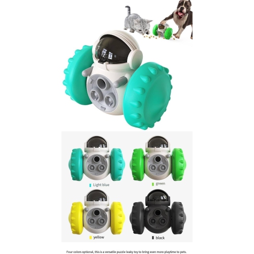 Popular Pet Educational Snacks Tumbler Training Food Storage Balance Car Educational Food Leak-proof Shaking Dog Toy Interactive Dog Toy Food