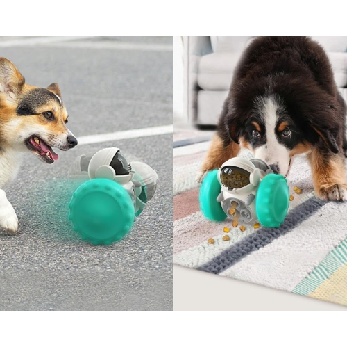 Popular Pet Educational Snacks Tumbler Training Food Storage Balance Car Educational Food Leak-proof Shaking Dog Toy Interactive Dog Toy Food