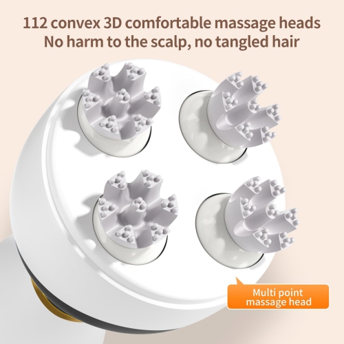 Electric Cordless Hair Scalp Massager with Kneading 84 Massage Nodes, Handheld Portable Head Scratcher Massager for Hair Growth, Deep Clean