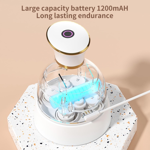 Electric Cordless Hair Scalp Massager with Kneading 84 Massage Nodes, Handheld Portable Head Scratcher Massager for Hair Growth, Deep Clean