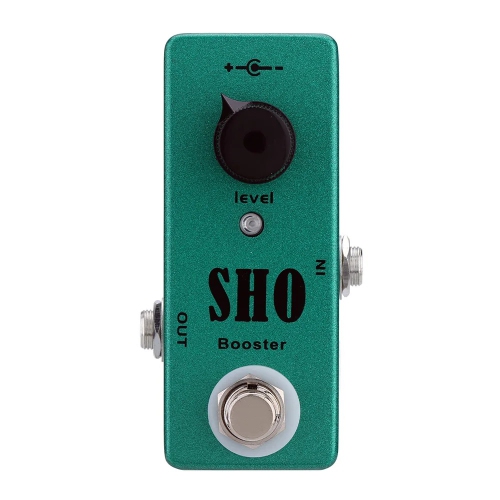 Professional-grade buffered/boosted guitar effects pedal - single-knob gain adjustment, true bypass, lossless tone