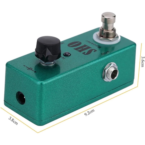 Professional-grade buffered/boosted guitar effects pedal - single-knob gain adjustment, true bypass, lossless tone