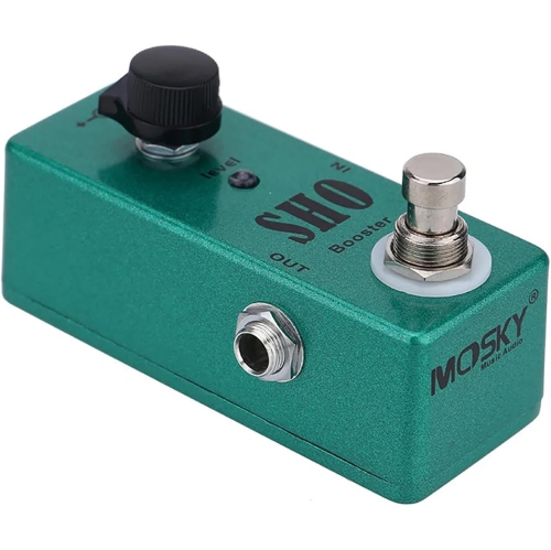 Professional-grade buffered/boosted guitar effects pedal - single-knob gain adjustment, true bypass, lossless tone
