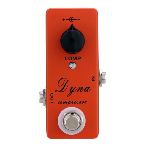 Mini Compression Guitar Effects - Lightweight Design Single Knob Sensitive Adjustment True Bypass Lossless Tone