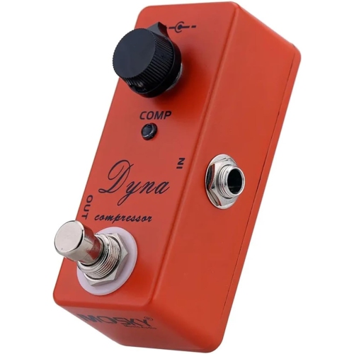 Mini Compression Guitar Effects - Lightweight Design Single Knob Sensitive Adjustment True Bypass Lossless Tone