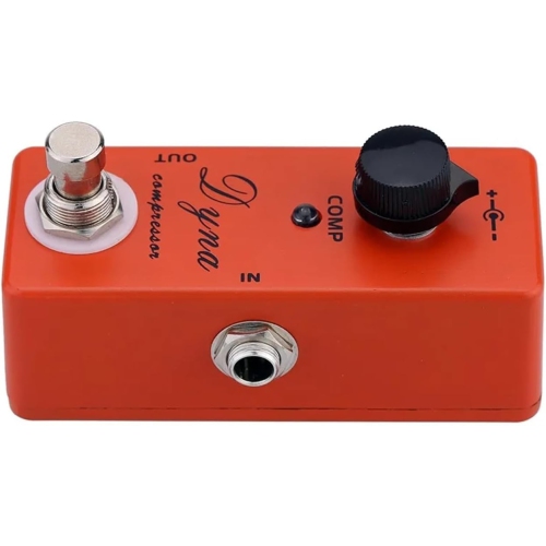 Mini Compression Guitar Effects - Lightweight Design Single Knob Sensitive Adjustment True Bypass Lossless Tone