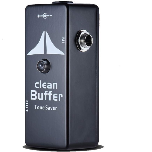 Pédale d'effets tampon de guitare professionnelle - Résolvez la perte sonore des pédales multi-effets Mini caisse en alliage de zinc-aluminium Chemin