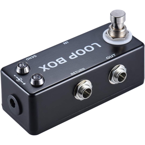 Multi-function instrument loop switcher - effects loop/dual instrument switching Zinc alloy mini body