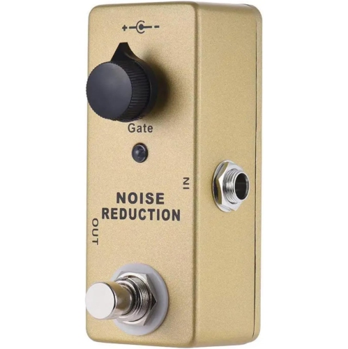 Professional noise reduction gate guitar effects pedal - 26dB efficient noise reduction True bypass design Single knob threshold adjustment