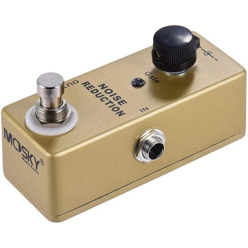 Professional noise reduction gate guitar effects pedal - 26dB efficient noise reduction True bypass design Single knob threshold adjustment