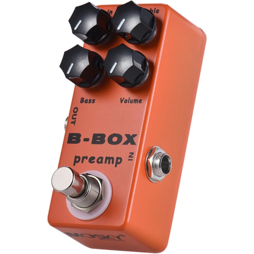 Professional overdrive guitar effects pedal - four-knob precision control, full metal body, analog circuit