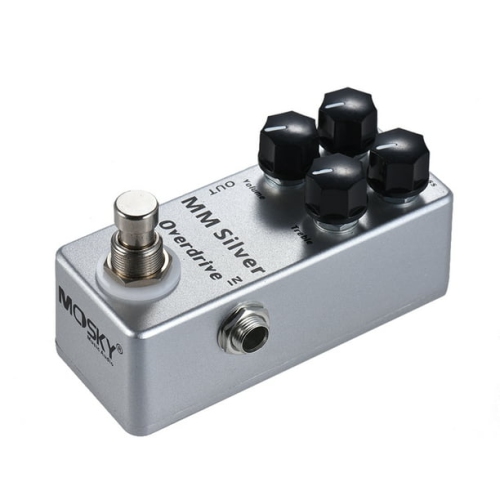 Professional 4-band equalizer guitar overdrive effects pedal - full metal body true bypass design guitar tone enhancement