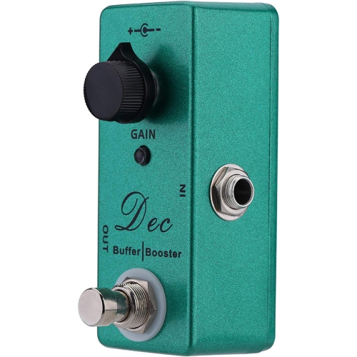 Pure sound enhancement guitar effects pedal - one-touch switching between buffer/boost mode Full metal housing Single knob control