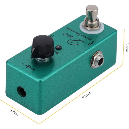 Pure sound enhancement guitar effects pedal - one-touch switching between buffer/boost mode Full metal housing Single knob control