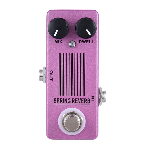 Mini Spring Reverb Guitar Effector – Très petit format, faible bruit, boîtier en métal de dérivation véritable