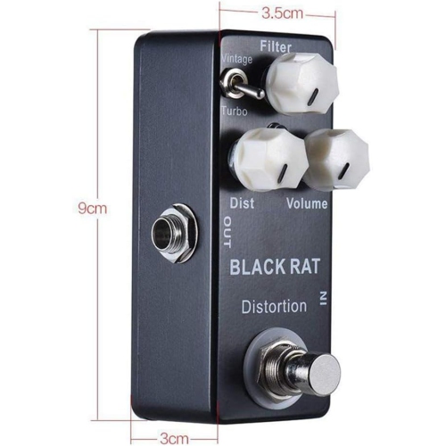 Dual-mode distortion guitar effects pedal - Classic mouse sound / Turbo mouse sound switch Full analog circuit Mini metal body
