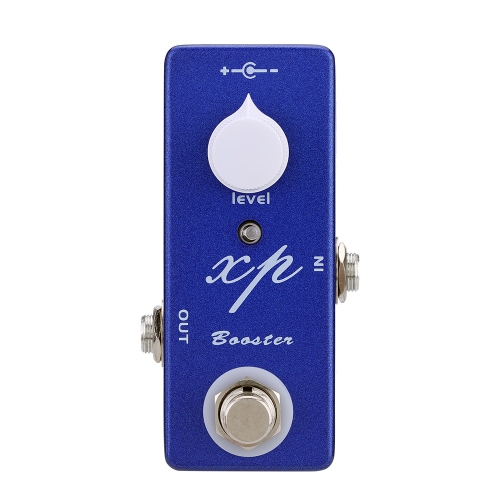 Effets de guitare améliorés Pure Tone XP – Étui en métal Gain de 20&nbsp;dB, bouton de commande simple et commutateur DIP de bande