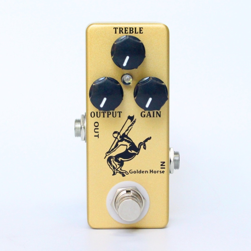 Classic guitar overdrive replica effector - three knobs for tone shaping, full metal body, true bypass design
