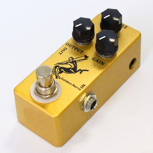 Classic guitar overdrive replica effector - three knobs for tone shaping, full metal body, true bypass design