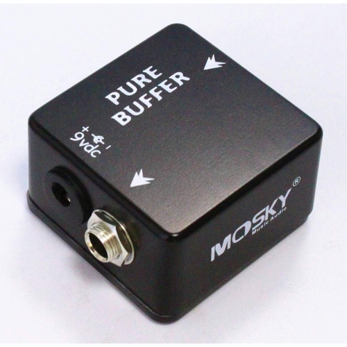 Professional guitar buffer effects pedal|Eliminates sound artifacts|All-metal body|Short cable for direct sound effects